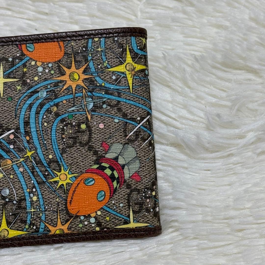 ⭐️未使用⭐️ GUCCI Disney ドナルドダック 二つ折り財布 GGロゴ