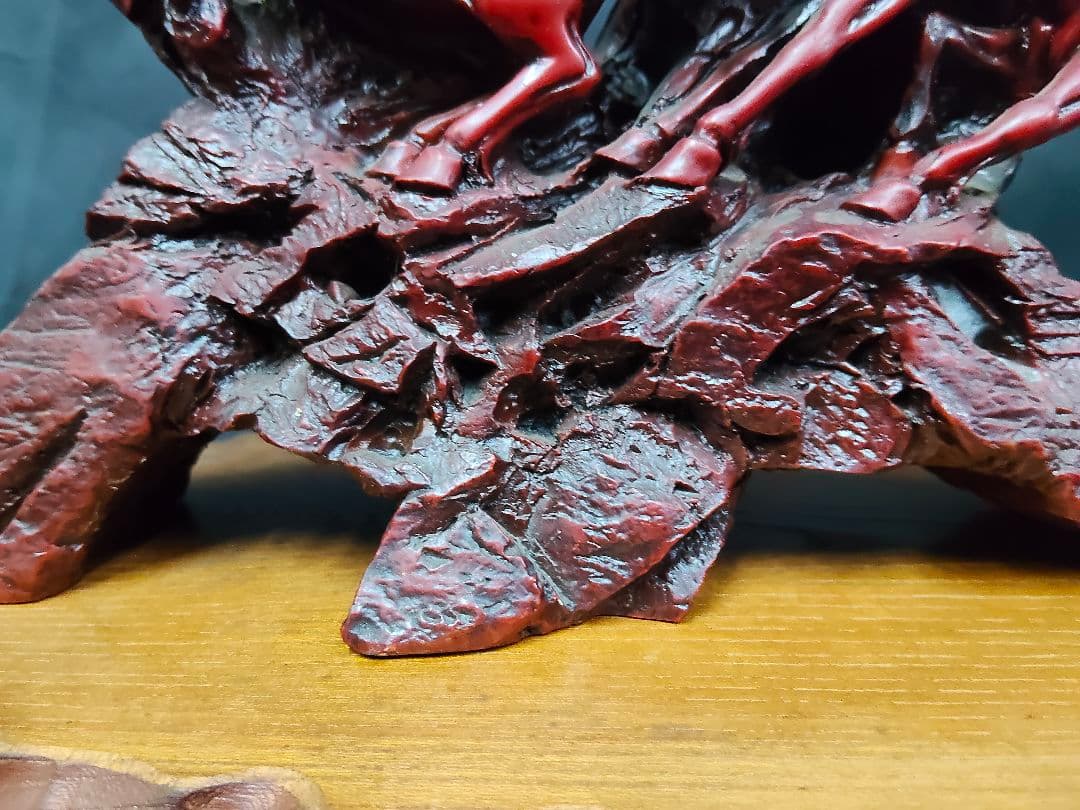 重さ6.4kg】馬 置物 八馬 疾走馬 金属製 縁起物 オブジェ