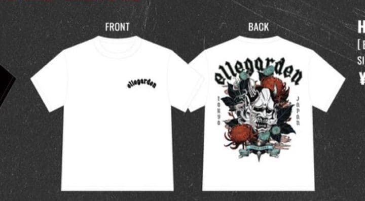 ELLEGARDEN エルレガーデン 2025般若TシャツXLサイズ 白 - メルカリ