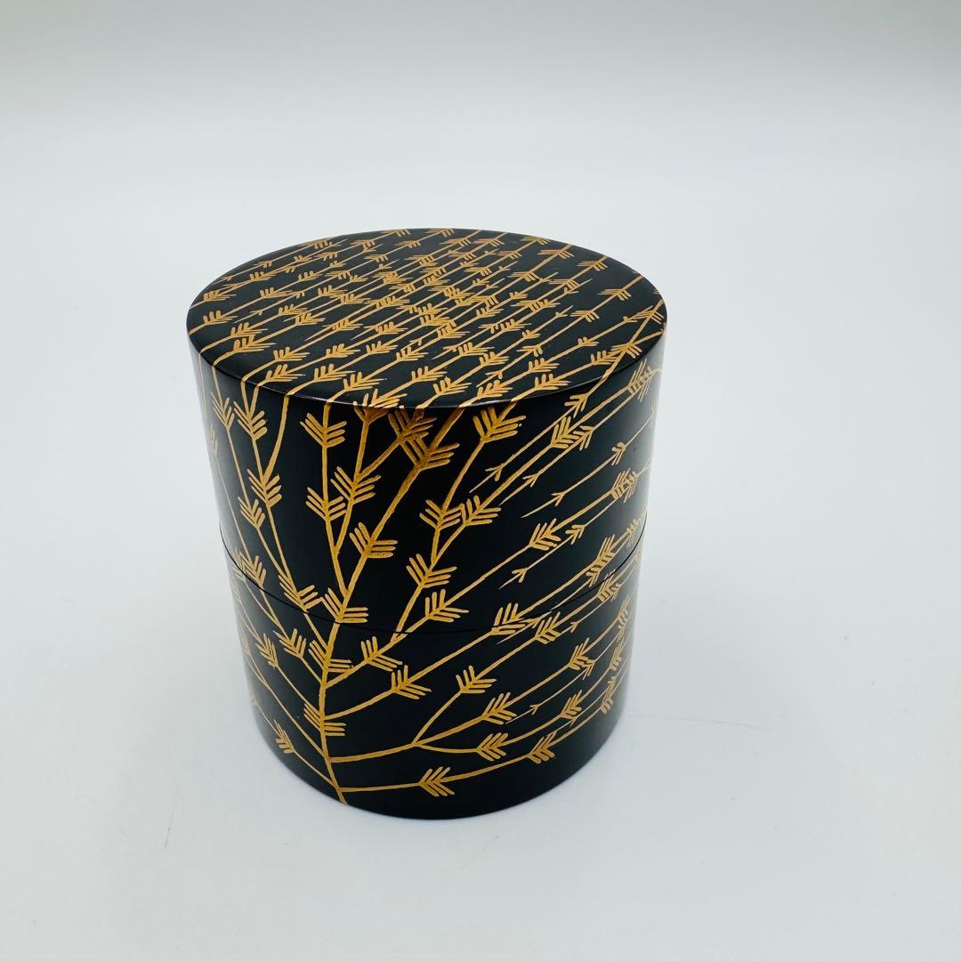 茶道具 漆芸家 難波仁斎作 高台寺蒔絵 平棗 共箱 V 9594 Amazon | 蒔絵