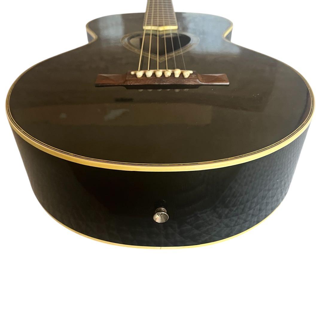 ハート型 ホール ブラック アコースティックギター JJ HEART