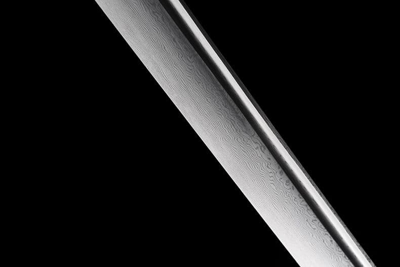 【玄墨苗刀】 繍春刀 牛尾刀 苗刀 手鍛造打 鋼刀 冷兵器 古兵器 両手刀