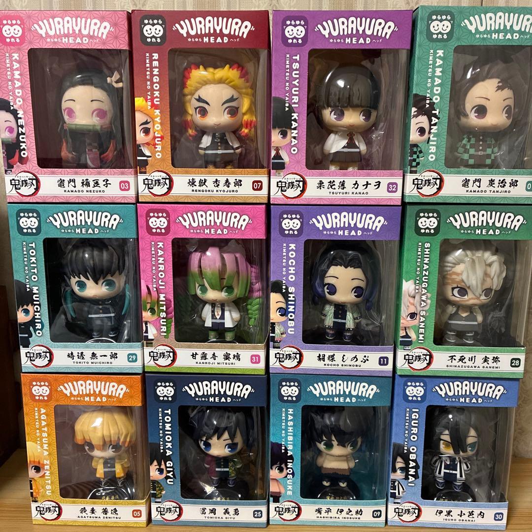 鬼滅の刃 ゆらゆらヘッド フィギュア 12体セット - メルカリ