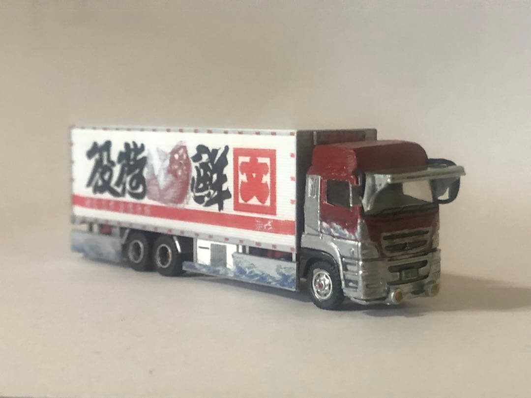 二代目角文観光鮮荷役押田運送デコトラックコレクション改造三菱