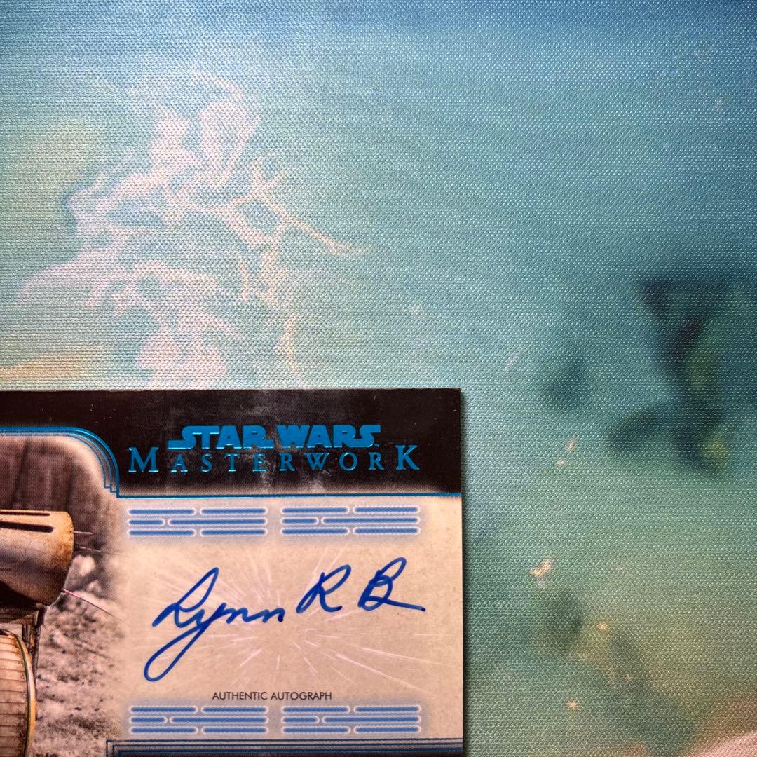 スターウォーズ】star warsサインカード topps - メルカリ