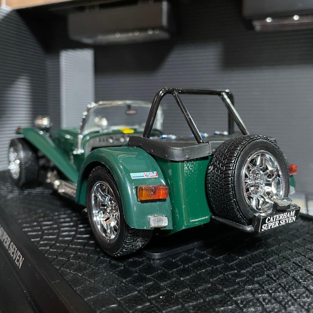 絶版未展示品 京商 1/18 ケータハム スーパーセブン イエローライン