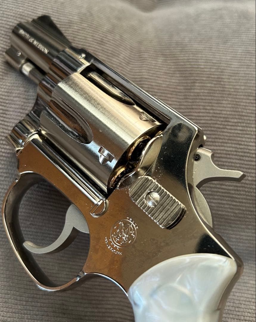 【タナカ】S&W M36 チーフ トラビスモデル ニッケルフィニッシュ ガスガス