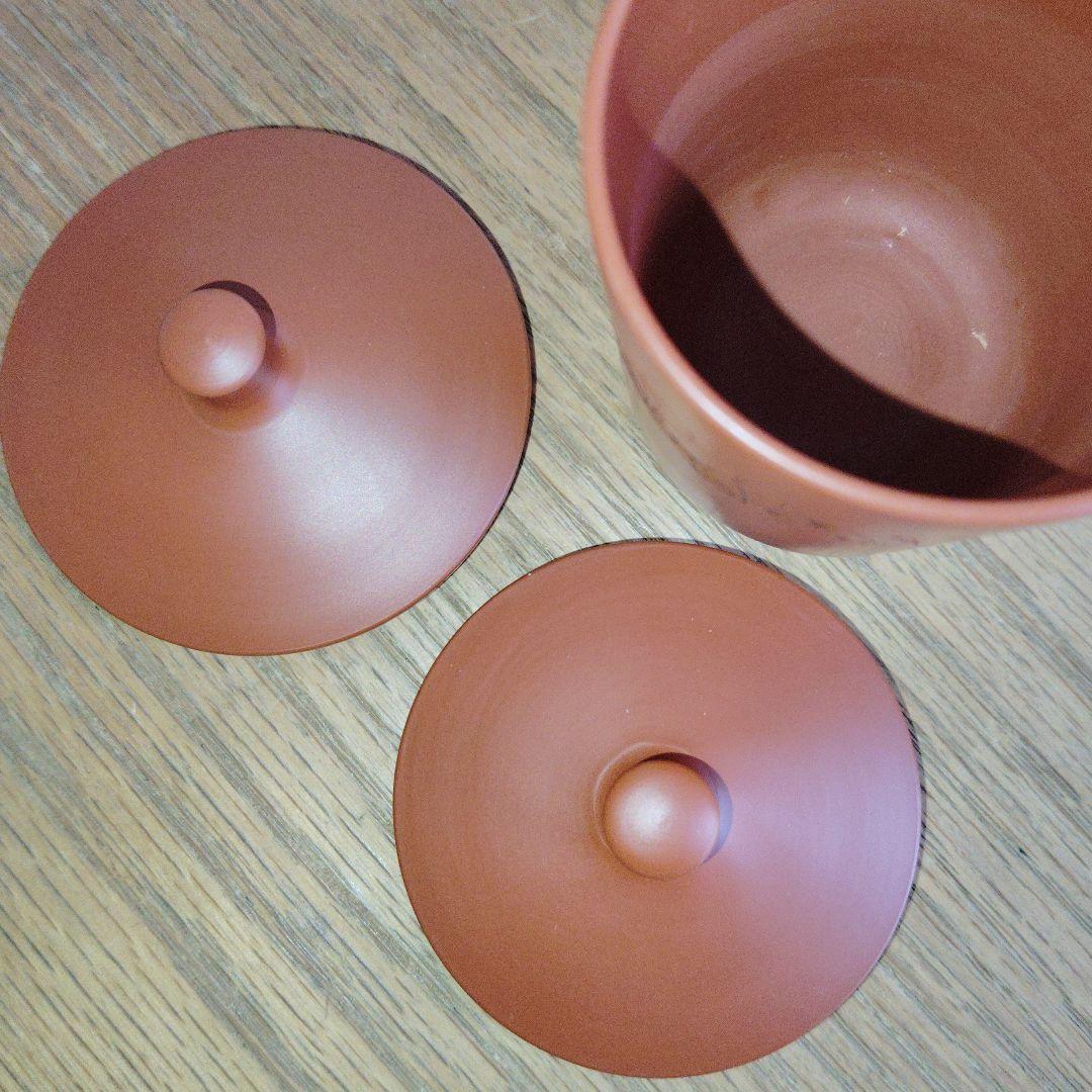 常滑焼 北篠 清水源二 赤茶色 陶器 湯のみペア 2個セット - メルカリ