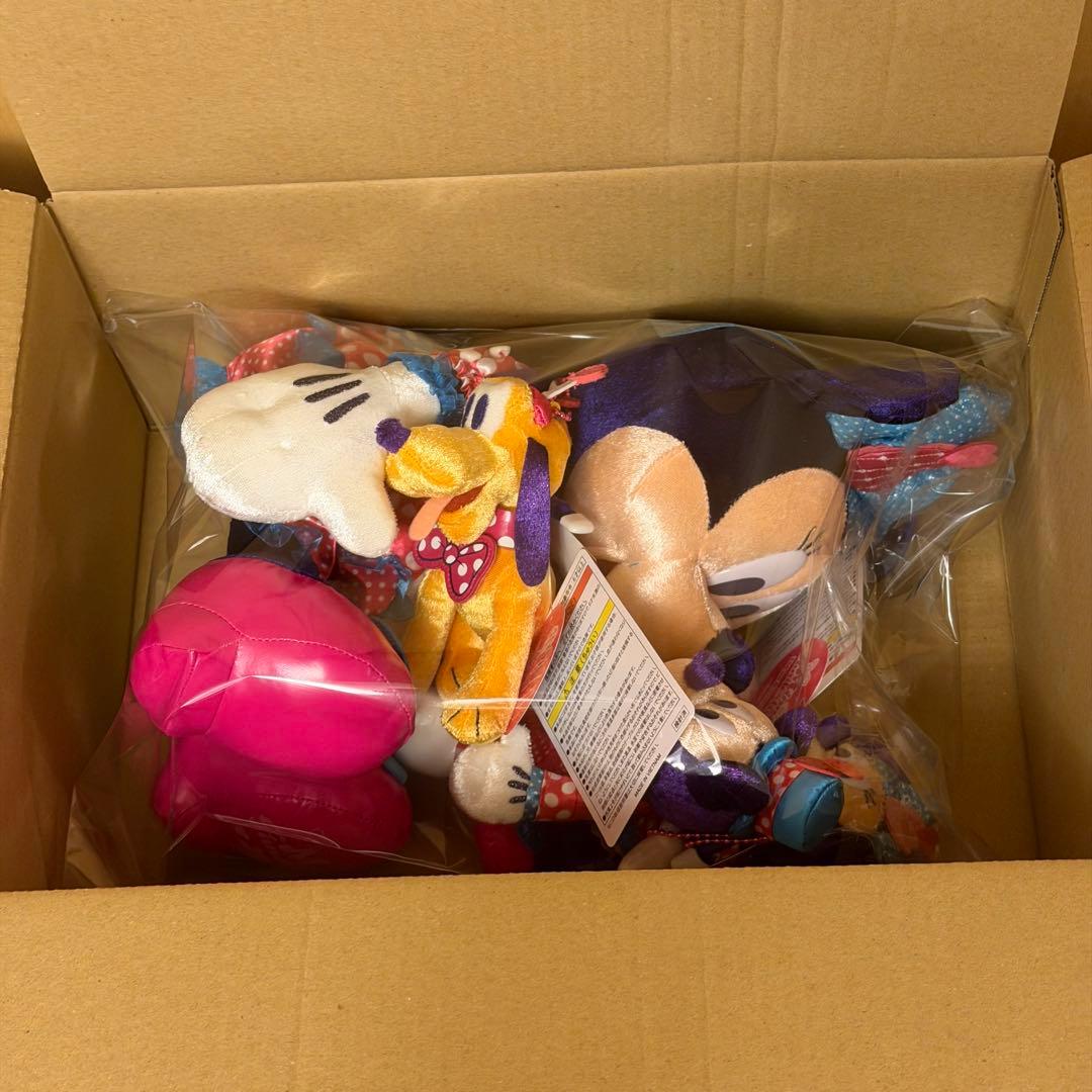 パルパルーザ　ミニーのファンダーランド　ぬいぐるみ　ぬいぐるみバッジ　4点セット