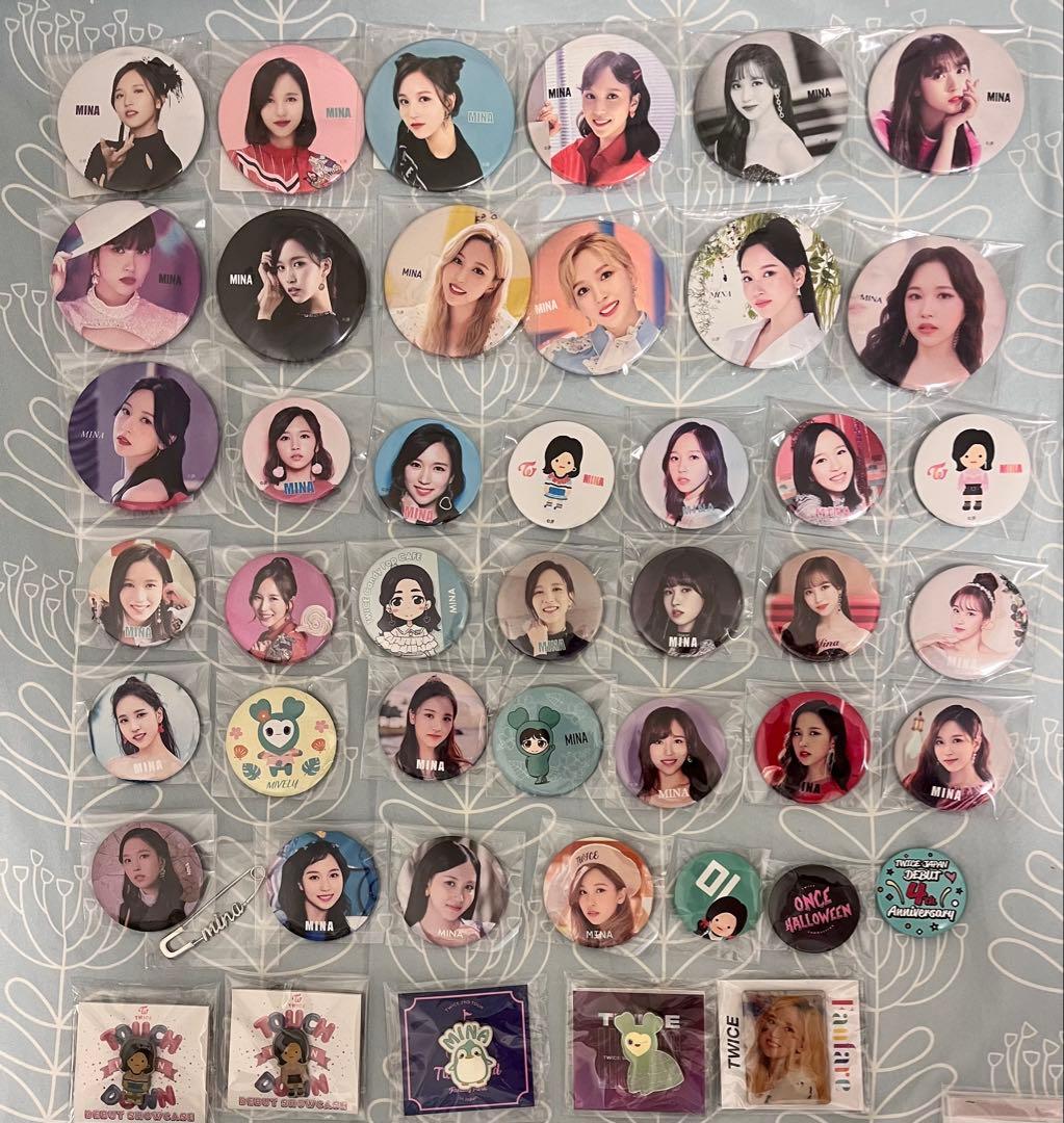twice ミナ 缶バッジ ピンバッジ まとめ売り - メルカリ