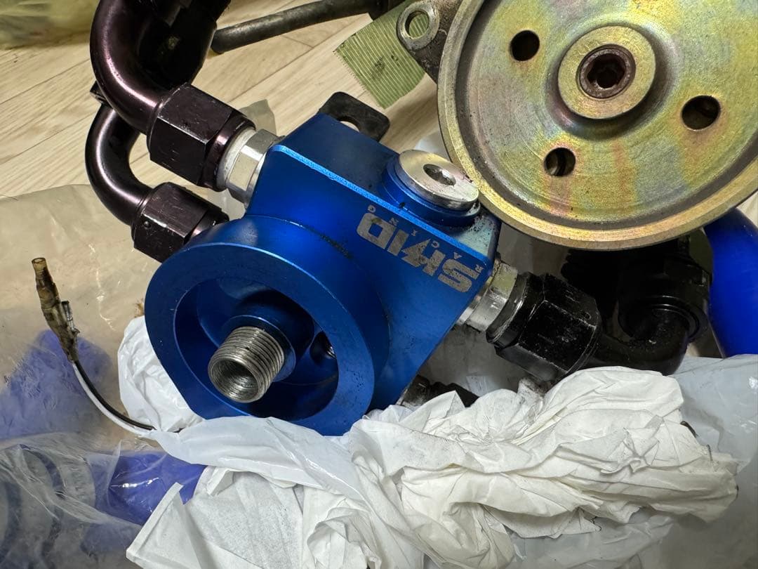 L880KコペンオイルクーラーセットSKIDオイルブロックフィルタ移設