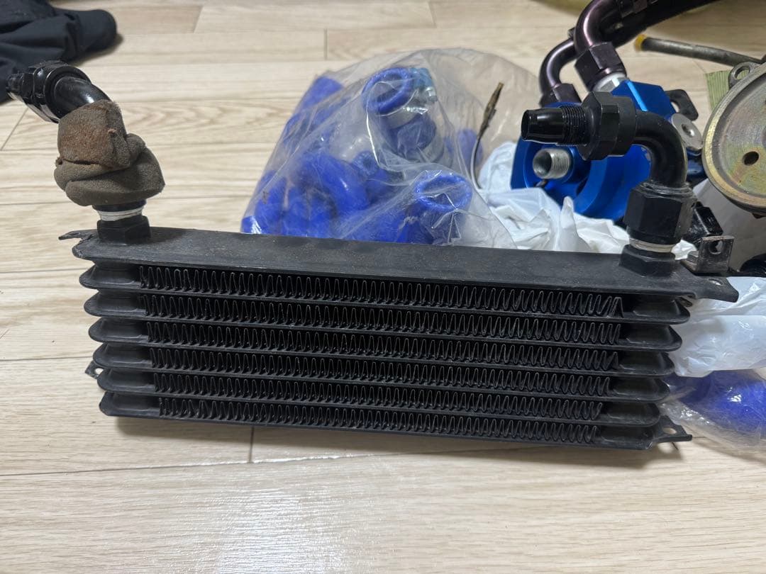 L880KコペンオイルクーラーセットSKIDオイルブロックフィルタ移設