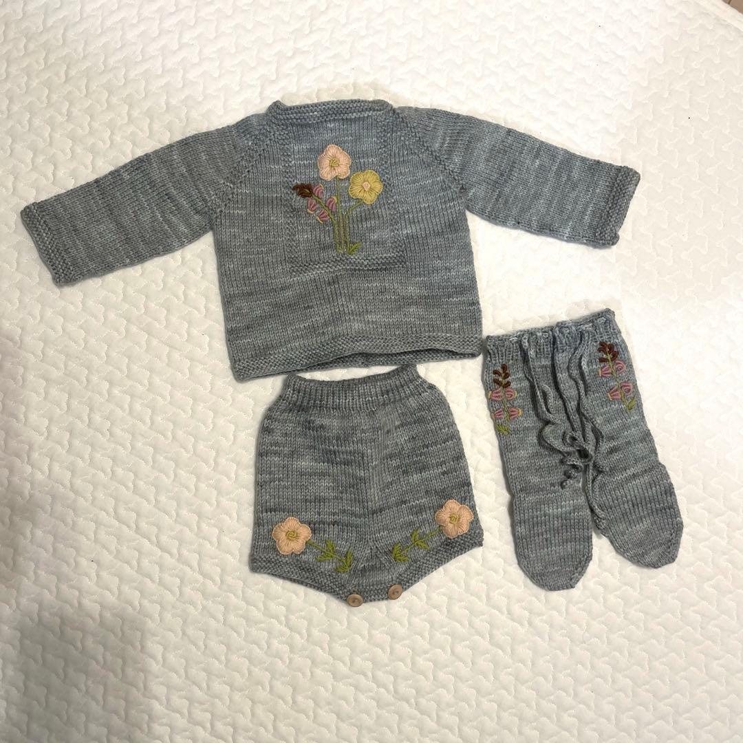 poppy⭐︎他者厳禁　kalinka ニット emma set 18M