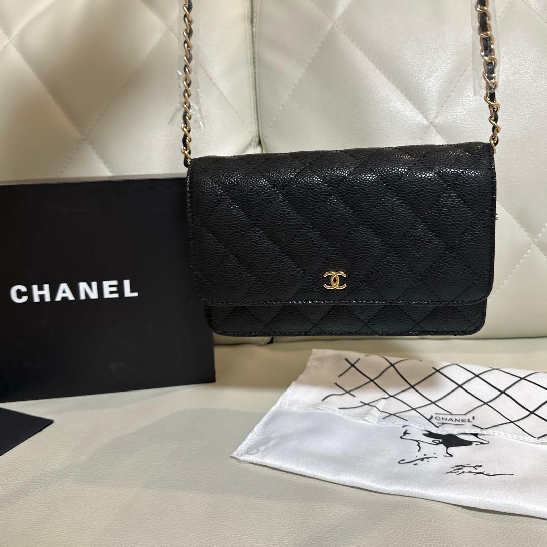 CHANEL ブラック　ショルダーバッグ　新品未使用　ノベルティ　24時間以内配