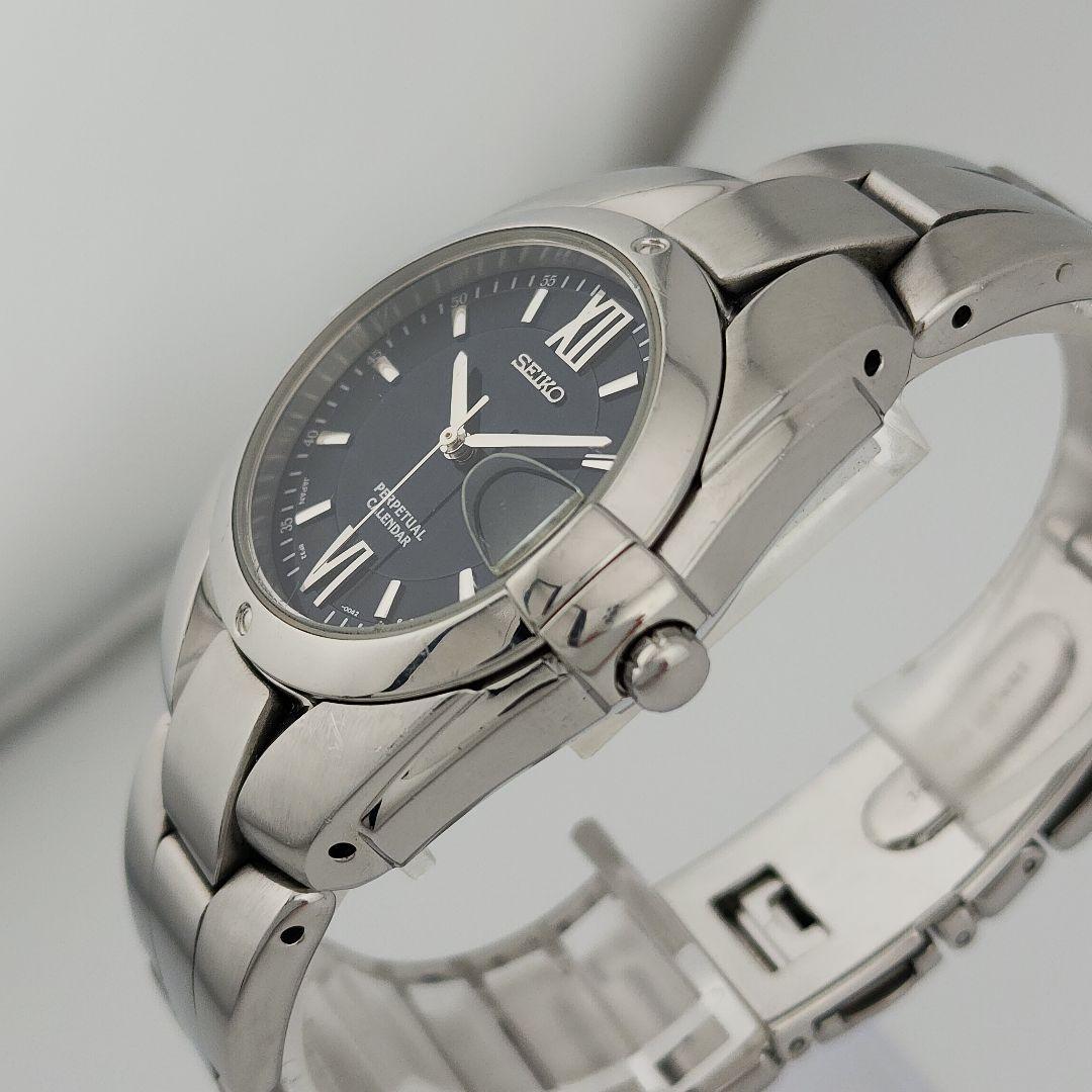 ​電池交換・カレンダー設定済セイコー パーペチュアル 8F32-005A 稼働品