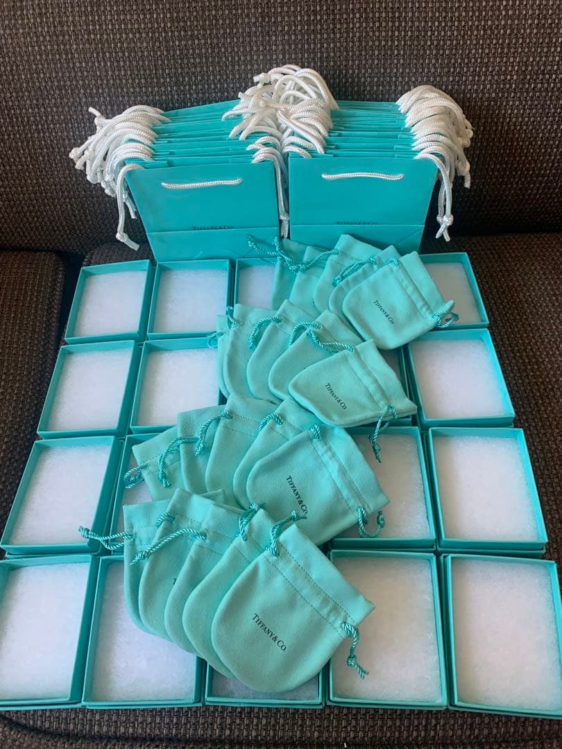 ティファニー 巾着 空箱 セット 20セット