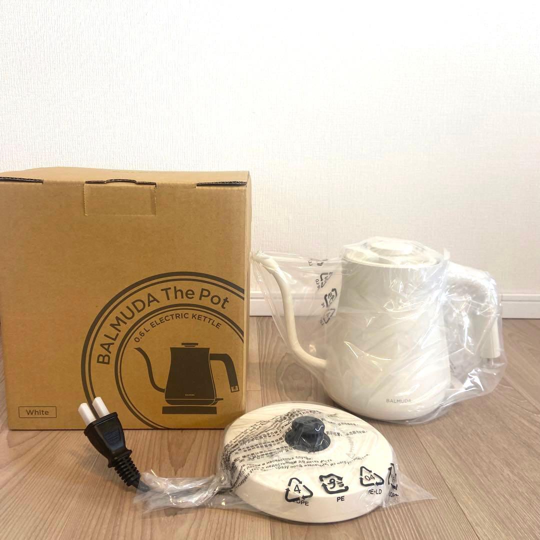 新 モデル生活家電・空調 - BALMUDA The Pot K02A-WH バルミューダ