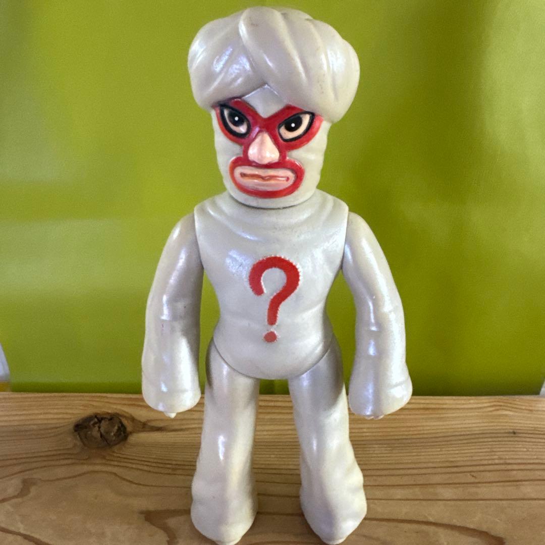 当時物！ ソフビ ミスター・クエスチョン タイガーマスク 悪役レスラー