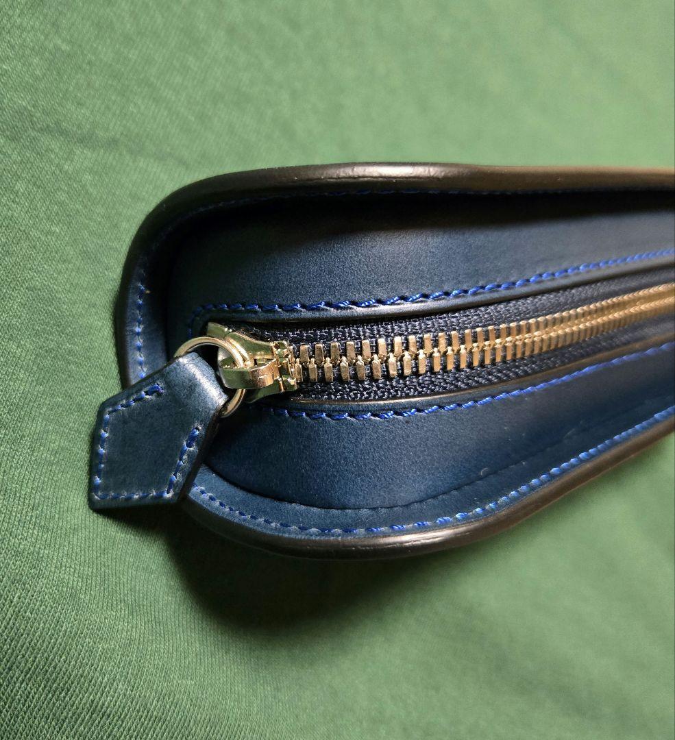 ルボナー デブペンケース ブルーステッチ ブッテーロ - メルカリ