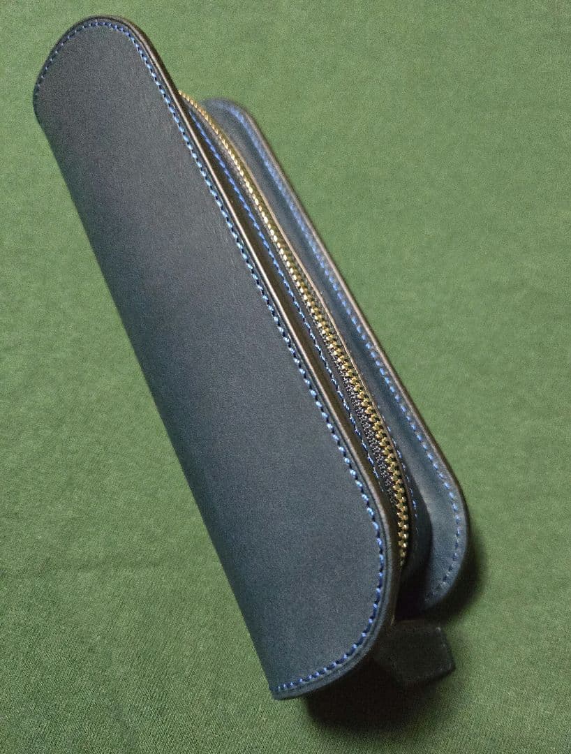 ルボナー デブペンケース ブルーステッチ ブッテーロ - メルカリ