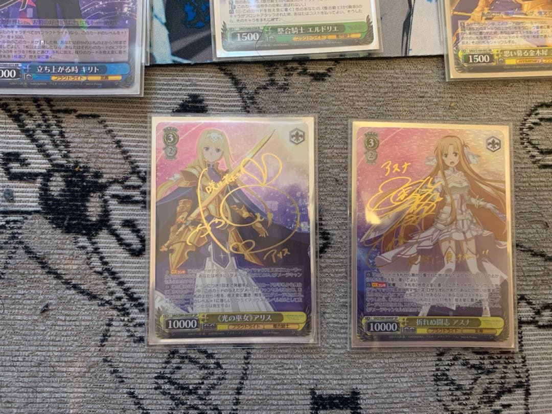 ヴァイスシュヴァルツSAOデッキ➕調整用パーツ C99728385 新