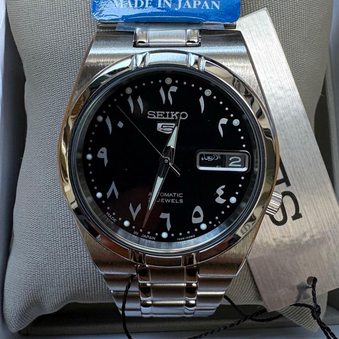 ま*ー様 新品未使用 国内未発売 藤原ヒロシ SEIKO 5 セイコー5 アラビ