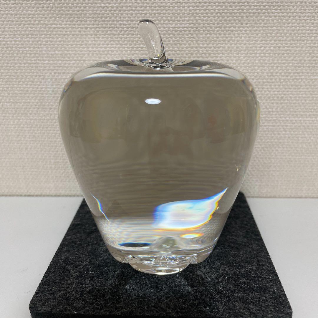 希少品 STEUBEN スチューベン りんご スチューベン ガラス リンゴ