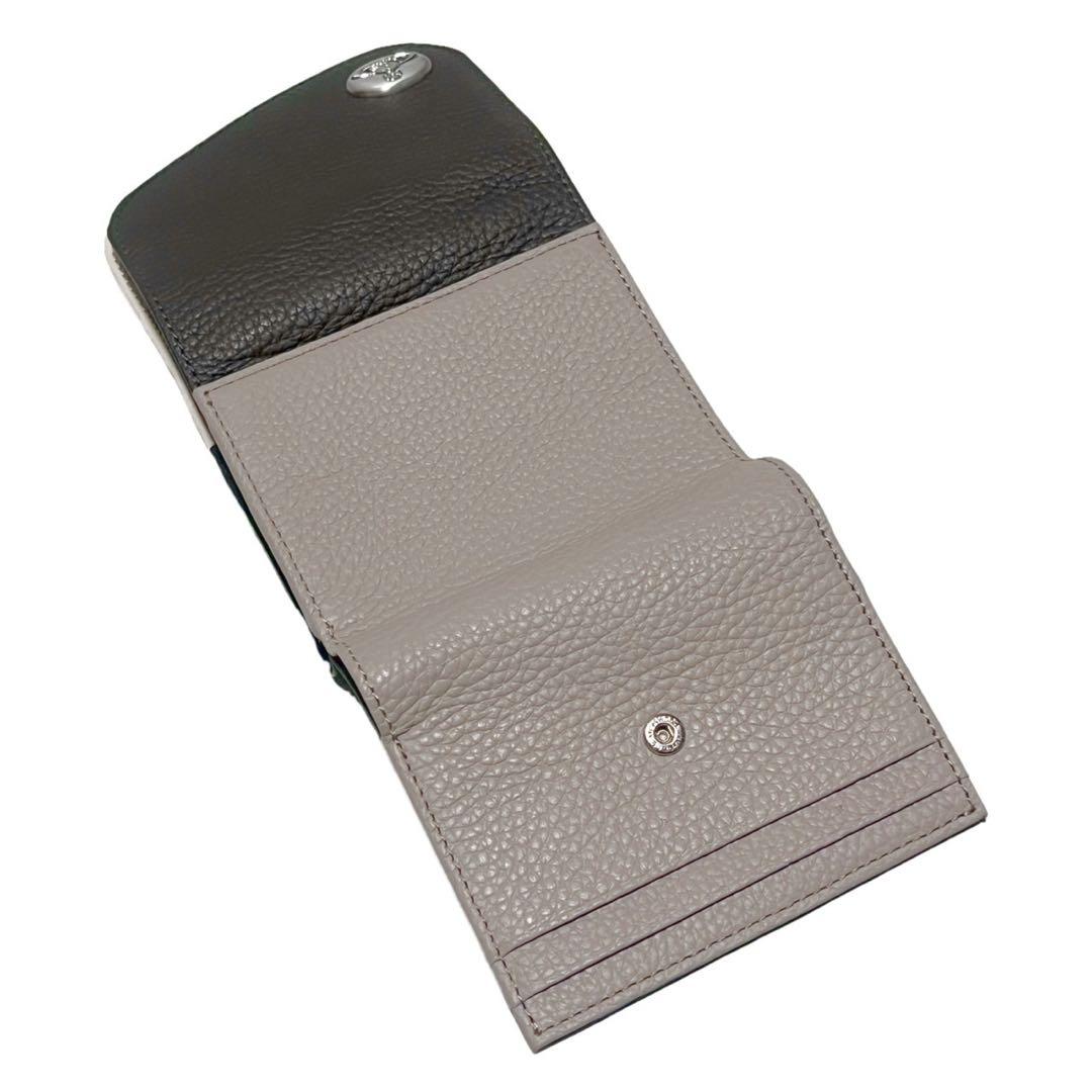 ヴィヴィアンウエストウッド ダブルフラップ 三つ折 二つ折 財布 レザー 本革