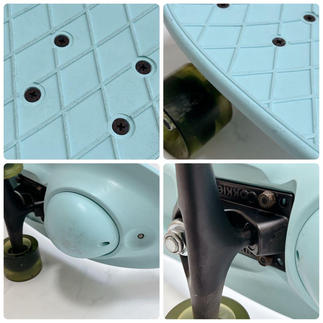 人気♡一歳から始められる　スケートボード　Ookkie オーキー　ブルー