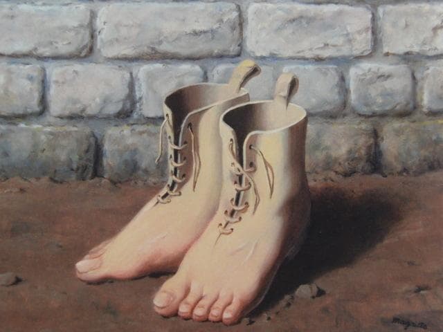 ルネ・マグリット、赤いモデル、希少な画集より、新品高級額・額装付