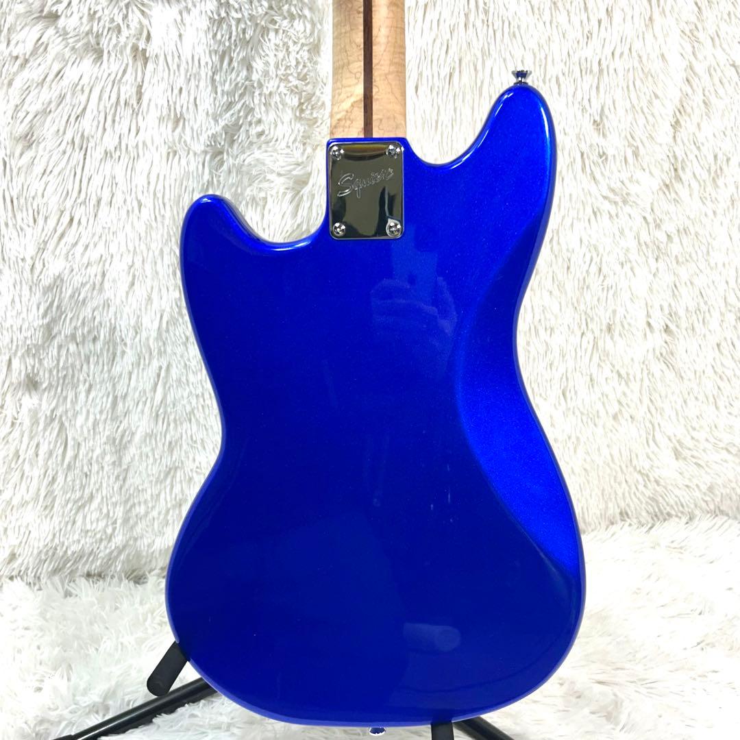 美品激虎ネック】Squier Fender Mustang メタリックブルー