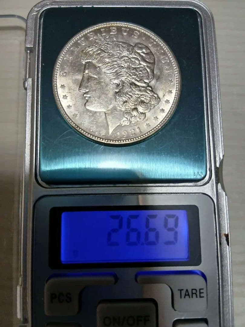 アメリカモルガンシルバーダラー　1921年