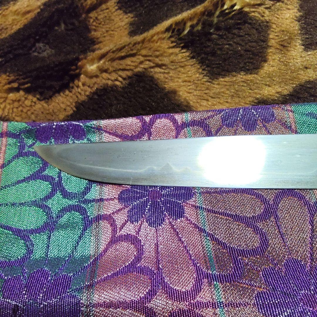 昭和初期頃 刀匠作 無銘 狩猟小刀 玉鋼