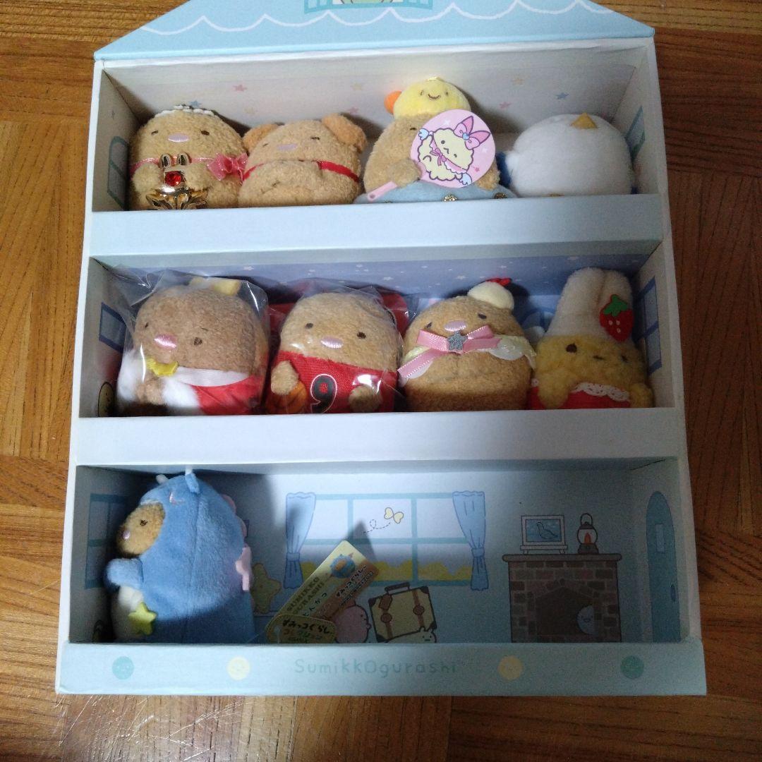 すみっコぐらし てのりぬいぐるみセット 収納棚付