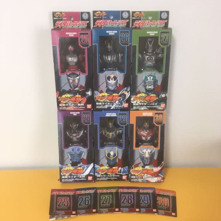 仮面ライダー龍騎×6点 ソフビ ライダーヒーローシリーズ（リニューアル版）