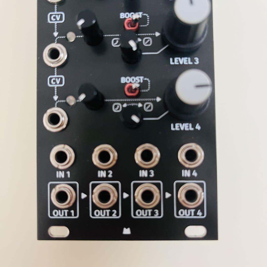 Intellijel Quad VCA 黒パネル ユーロラック モジュラーシンセ