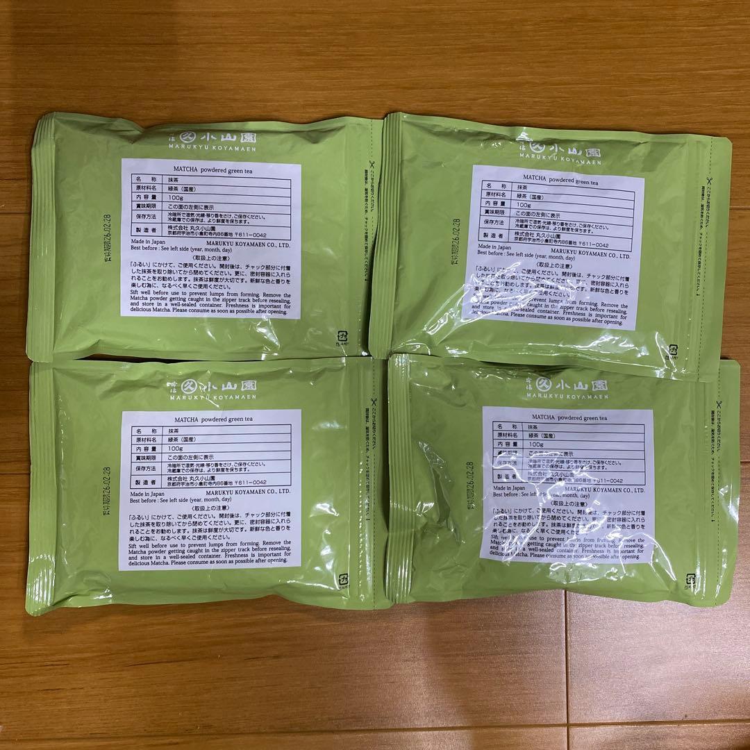 宇治 丸久小山園 抹茶 青嵐 袋入 100g 4袋 小山園 ⑥ - メルカリ