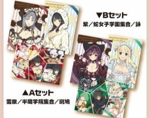 閃乱カグラ ドンキ 限定 A4クリアファイル 雪泉 紫 斑鳩 詠 6枚セット