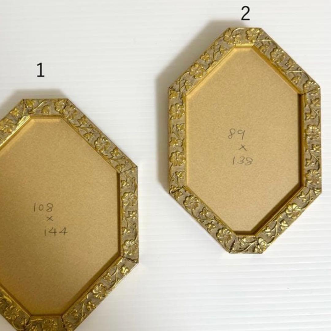 Atmosphere チェコ ヴィンテージ額縁 アンティーク ミニ額 B