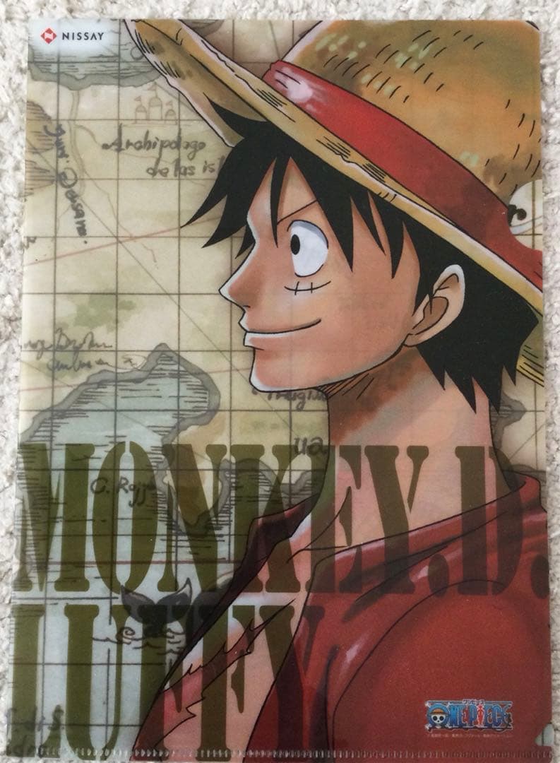 ワンピース ルフィ A4 クリアホルダー 1枚 - メルカリ