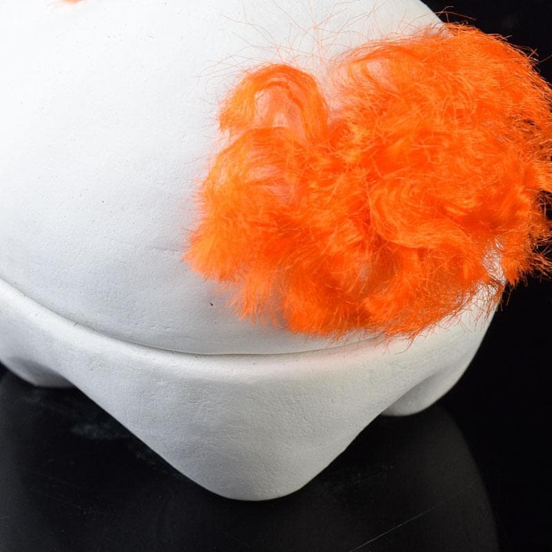 茶道具　佐々木昭楽造　色絵　白馬香合　共布共箱　V　8229