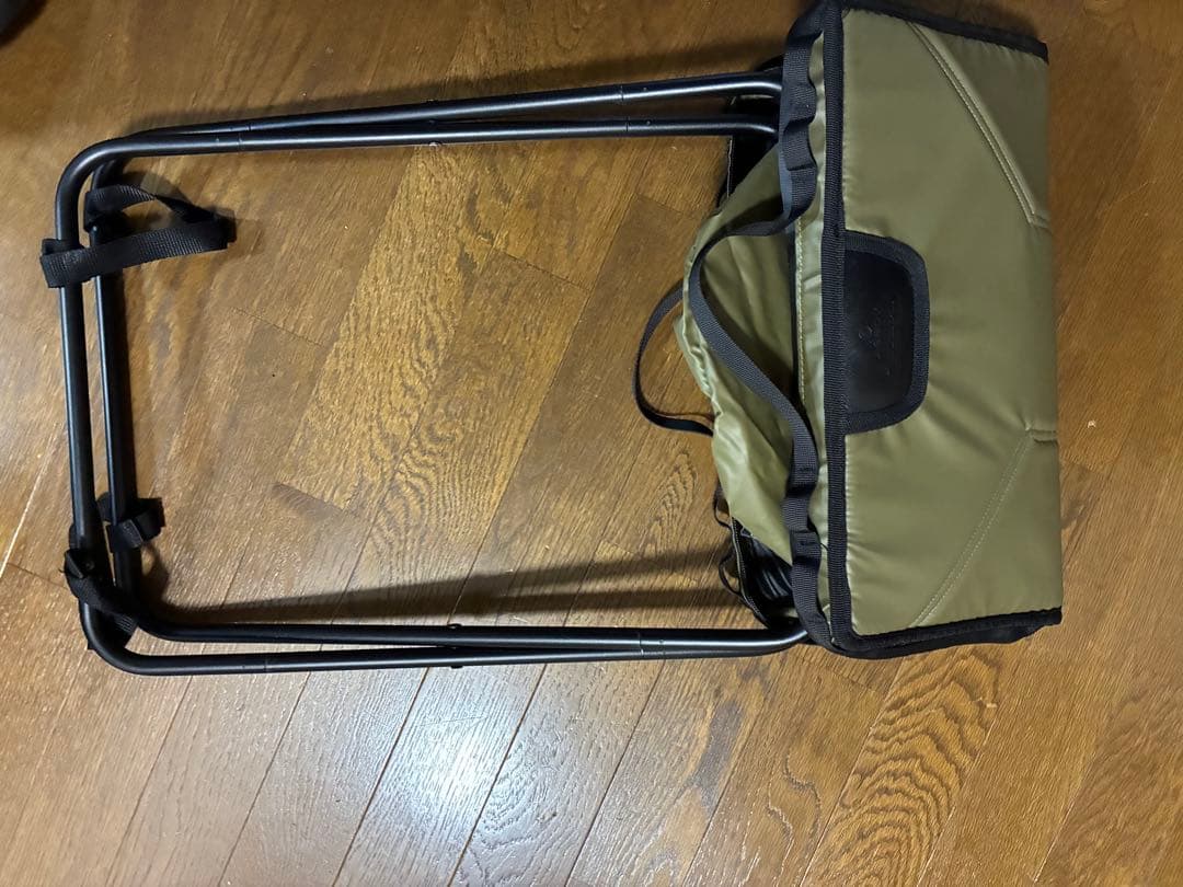 AS2OV アッソブ 折りたたみオットマン カーキ - メルカリ