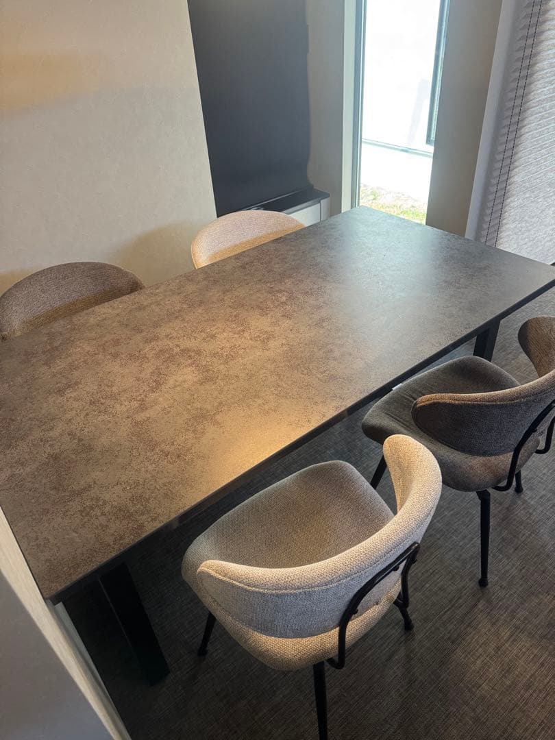 綾野製作所セラミックダイニングテーブル 165×85