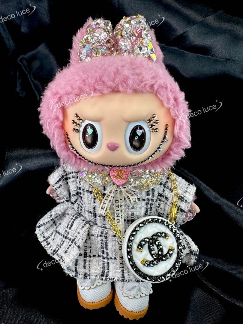 デコレーション スワロフスキー ラブブ マカロン ライチベリー Macaron