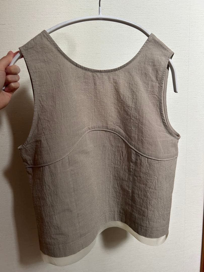 トップス anuke Backopen Check Tops