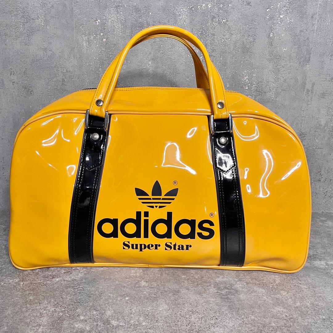 80s adidas エナメル ボストンバッグ Archive