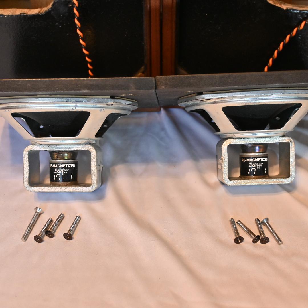 Diatone P610A 再着磁、エッジ交換済、SP-LE8Tエンクロージャー