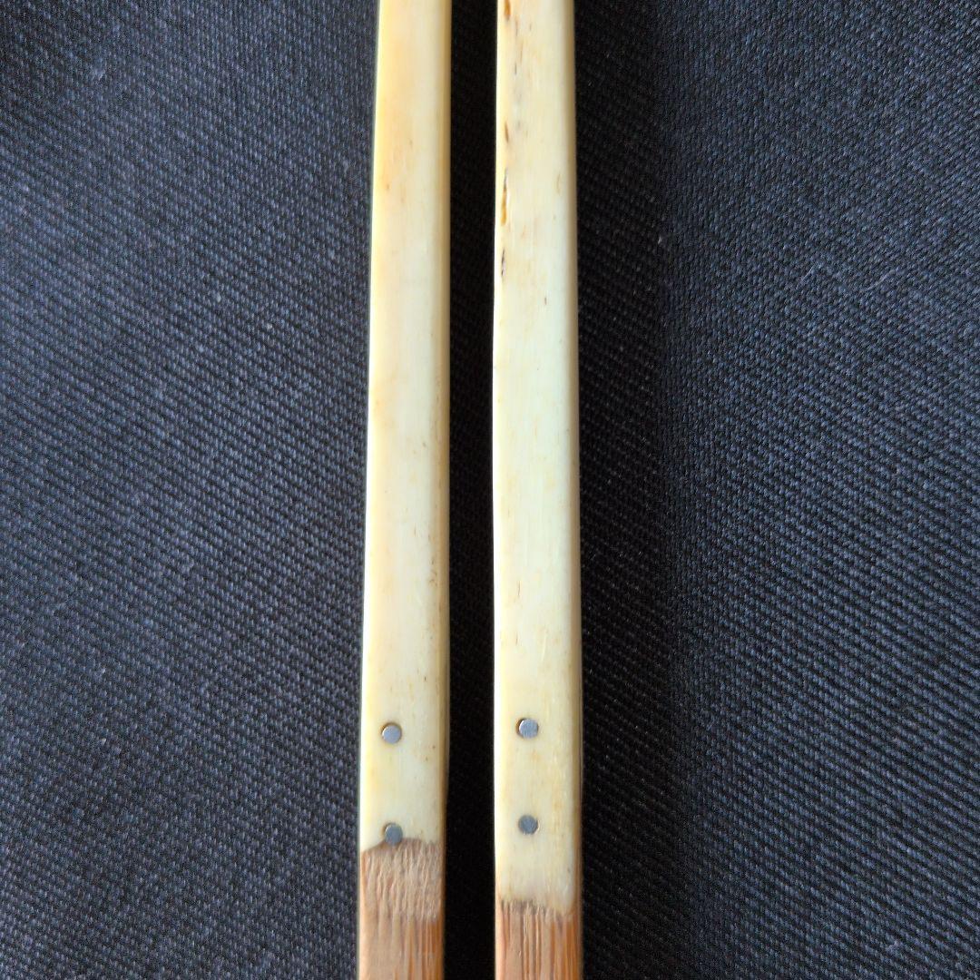 象牙風の茶杓と 菓子の取り箸