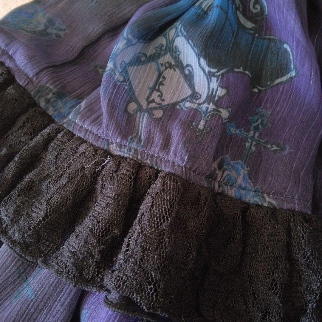 h.NAOTO blue rose パニエ スカート