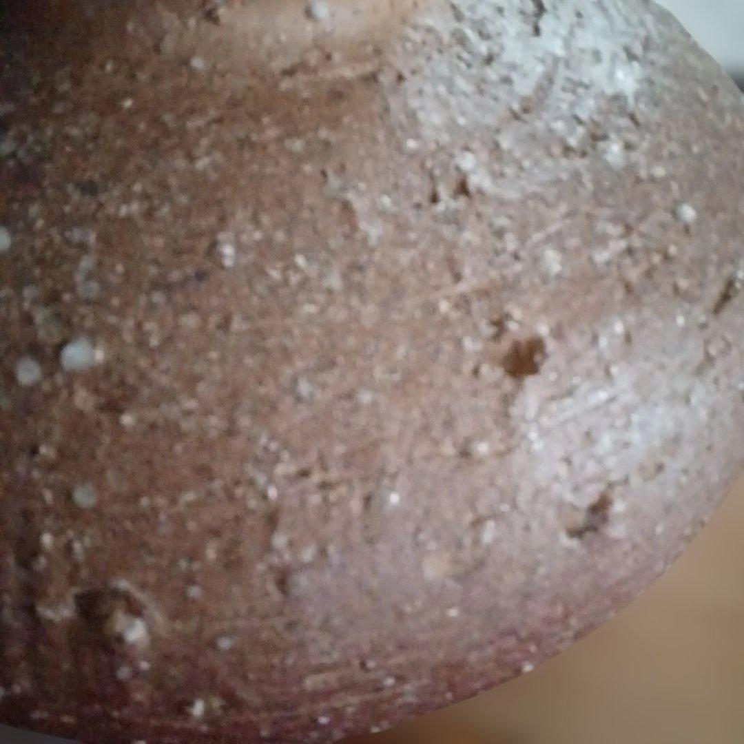 陶器信楽焼の壺 木製箱付き